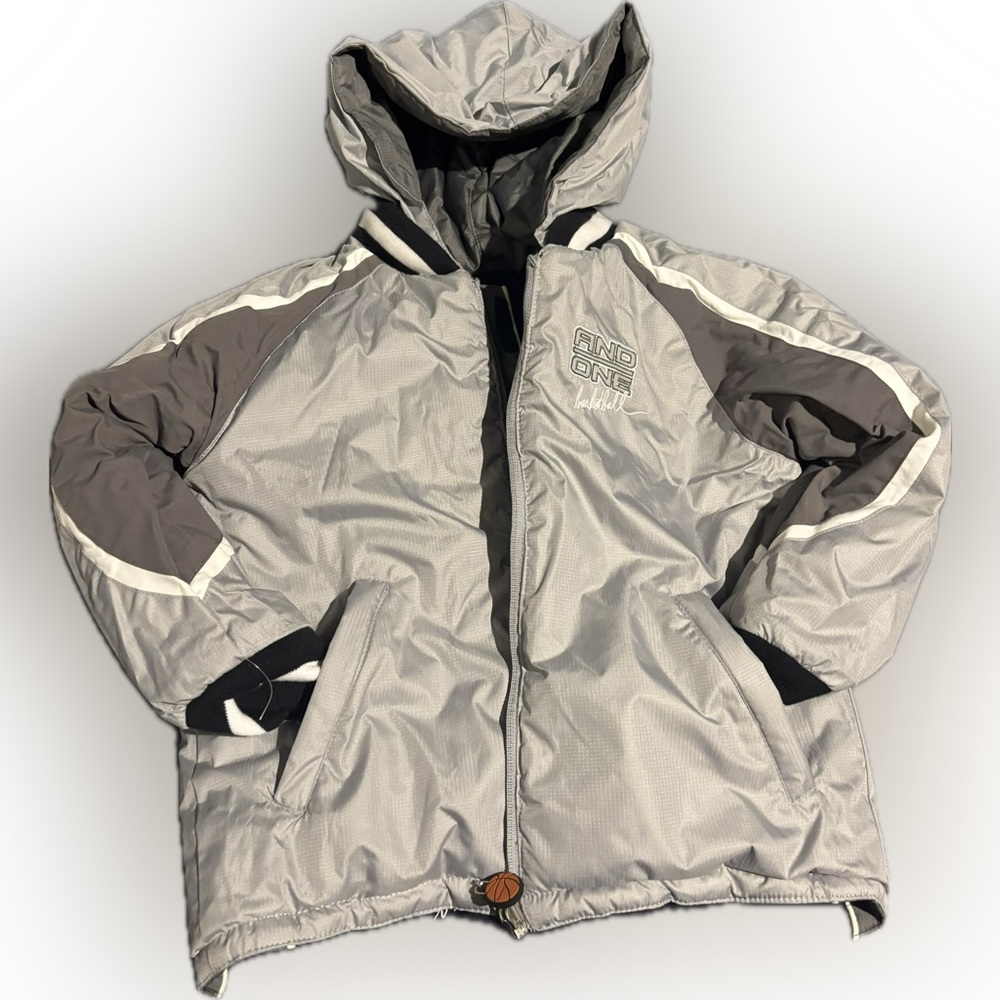 NWT Boys Hooded Double Sided Jacket